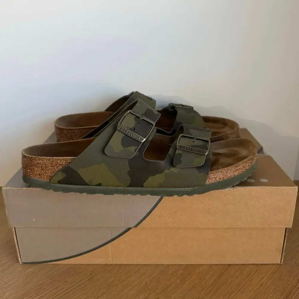 Birkenstock Arizona ‘Green Camo’ Unisex Sandals - SZ M 9-W 11!